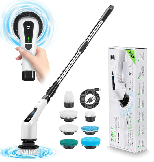 HomelyMode™ 7-In-1 Electric Spin Scrubber